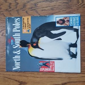 Vintage 90s Kids Discover Magazine North & South Pole Volume 1 Issue 2